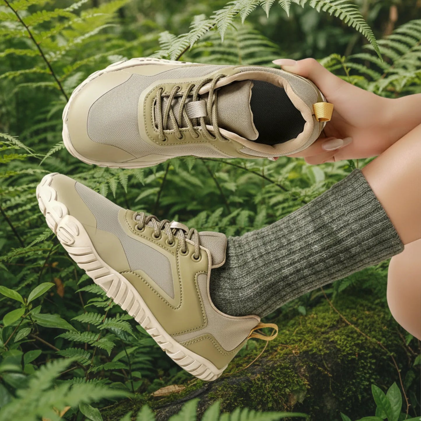 Trail Wide Toe Barefoot Hiking Shoes