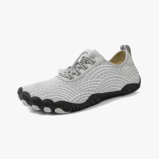 AquaFreedom Water Grip barefoot water shoes - premium gray design for aquatic sports
