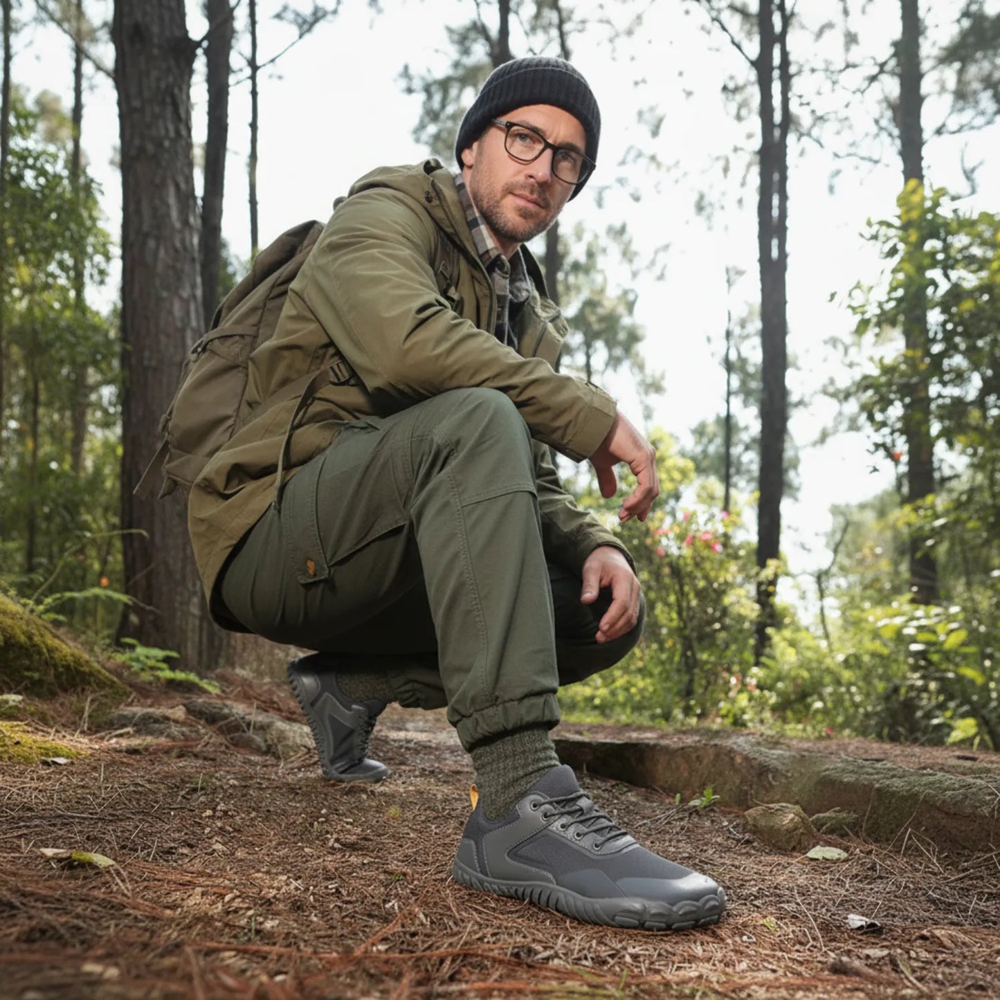 Trail Wide Toe Barefoot Hiking Shoes