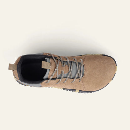 Wide Toe Barefoot Hiking Shoes Khaki 3
