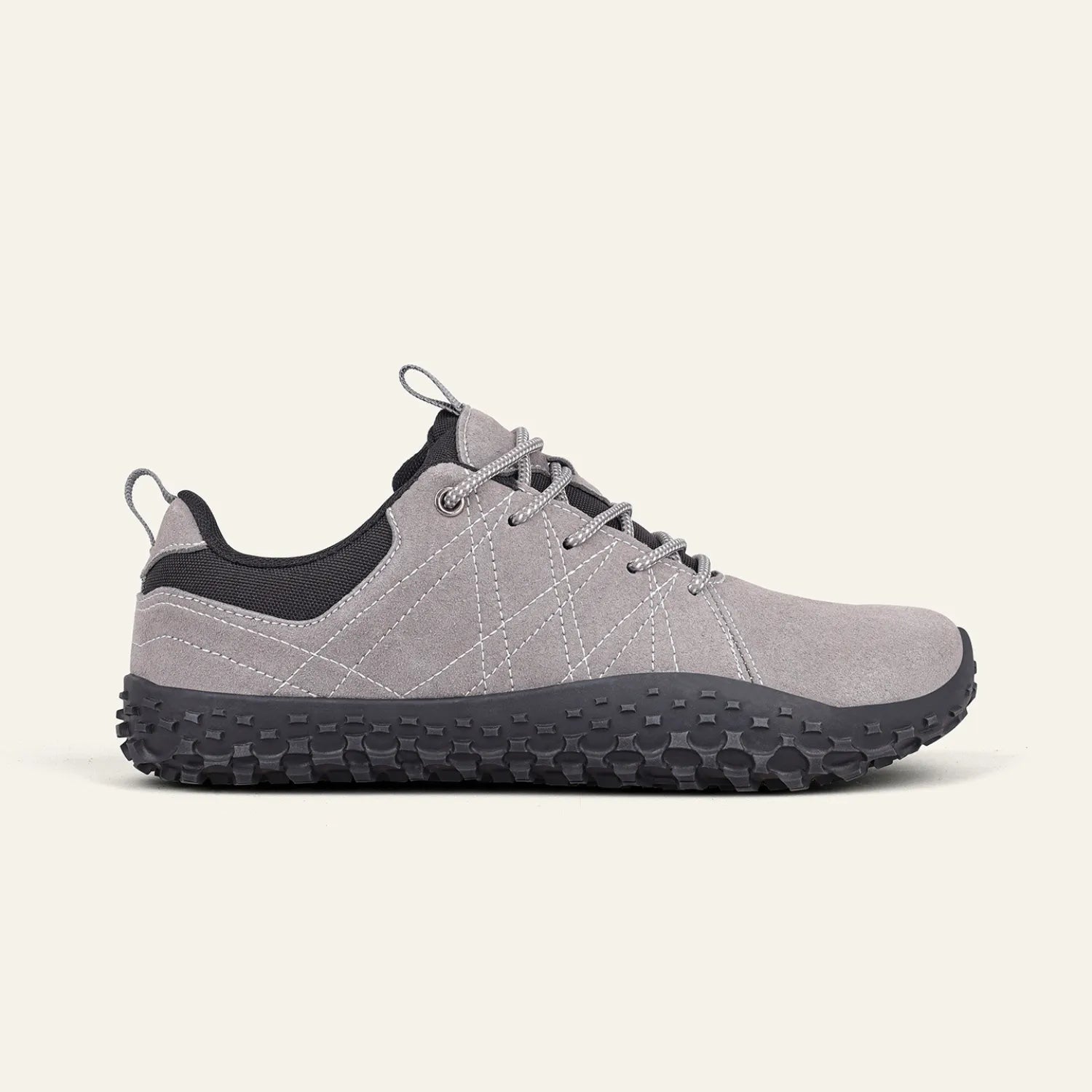 Wide Toe Barefoot Hiking Shoes Granite Grey 1